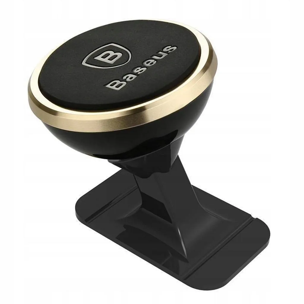 BASEUS 360 DEGREE ADJUSTABLE MAGNETIC PHONE MOUNT GOLD thumbnail 2