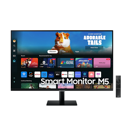 SAMSUNG 27 INCH SMART MONITOR M5 M50F FHD WITH SMART FUNCTIONS LS27FM500EMXUE thumbnail 2