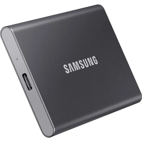 SAMSUNG T7 4TB PORTABLE SSD USB 3.2 TITAN GRAY MU-PC4T0T/WW thumbnail 2