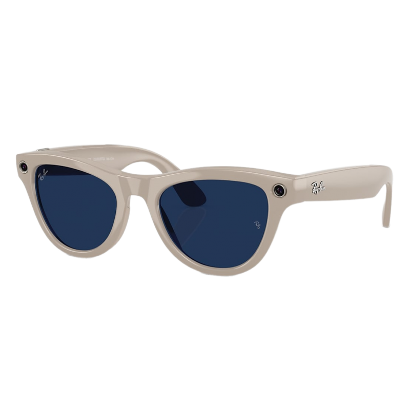 RAYBAN META SKYLER SHINY CHALKY GRAY TRANSITION SAPPHIRE RW4010 thumbnail 2
