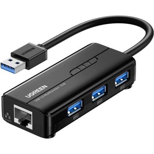 UGREEN USB HUB 3.0 WITH GIGABIT ETHERNET ADAPTER 20265 thumbnail 2