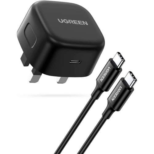 UGREEN 25W PD FAST CHARGER WITH TYPE C TO TYPE C CABLE 50577 thumbnail 2