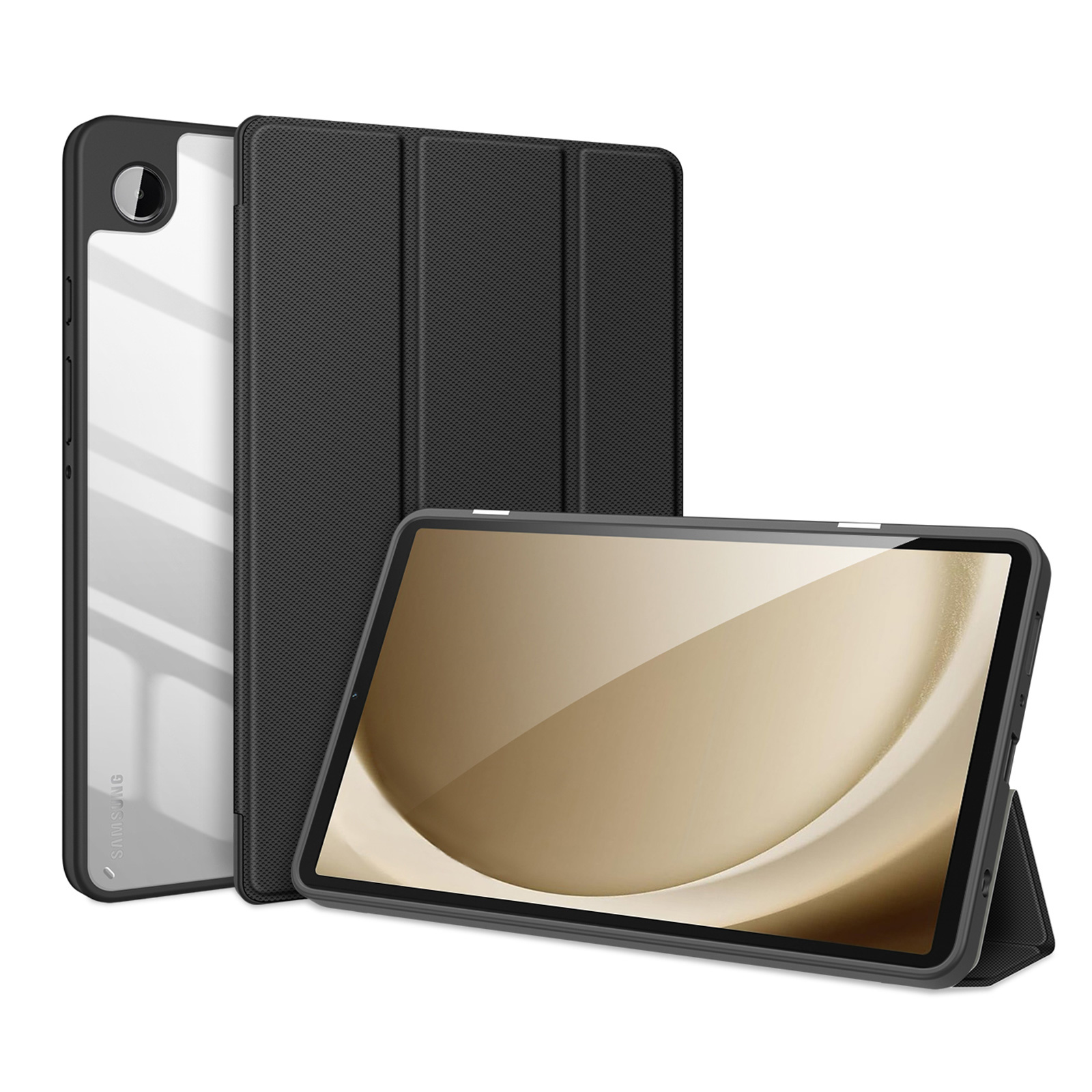 DUXDUCIS TOBY SAMSUNG TAB A9 BOOK CASE BLACK TOBY0187 thumbnail 2
