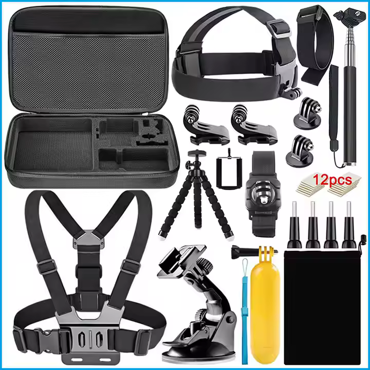 POWERPAK 21 IN 1 GOPRO ACTION CAMERA ACCESSORIES KIT thumbnail 2