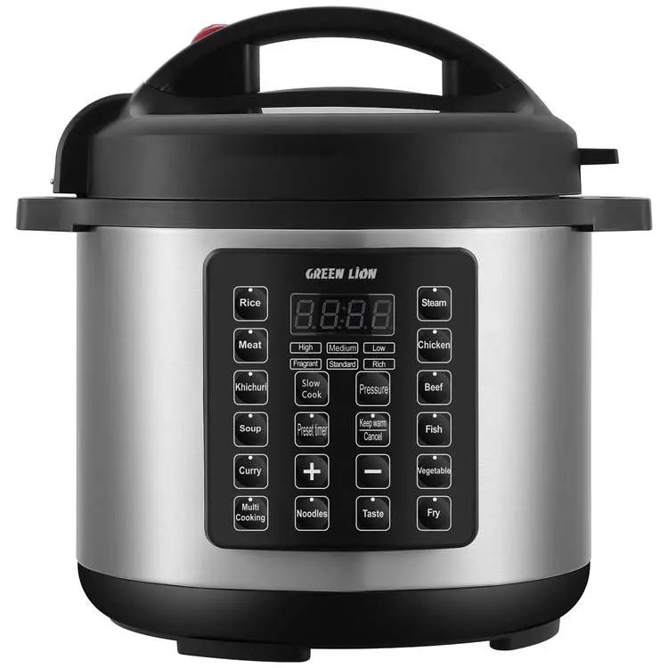 GREEN LION ELECTRIC PRESSURE COOKER 6 L BLACK GNEPCOKR6LBK thumbnail 2