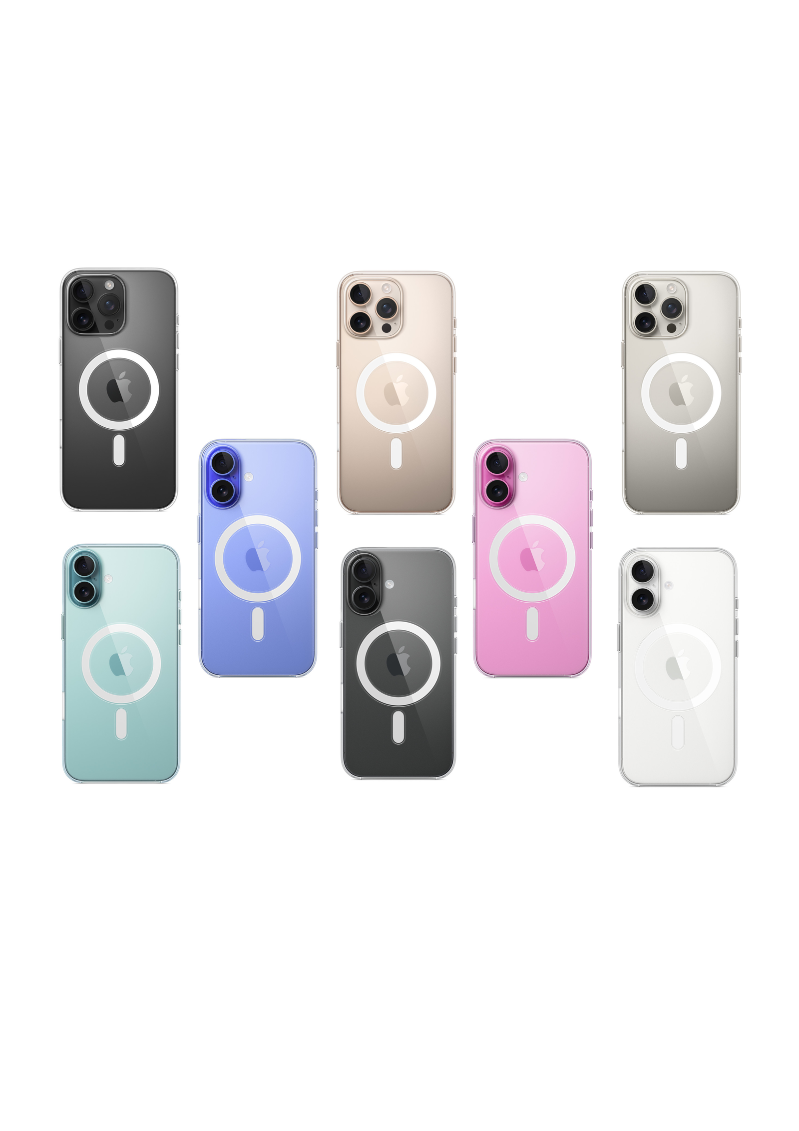Apple iPhone 16 Series Clear Case with MagSafe - Sleek, Transparent Protection thumbnail 2