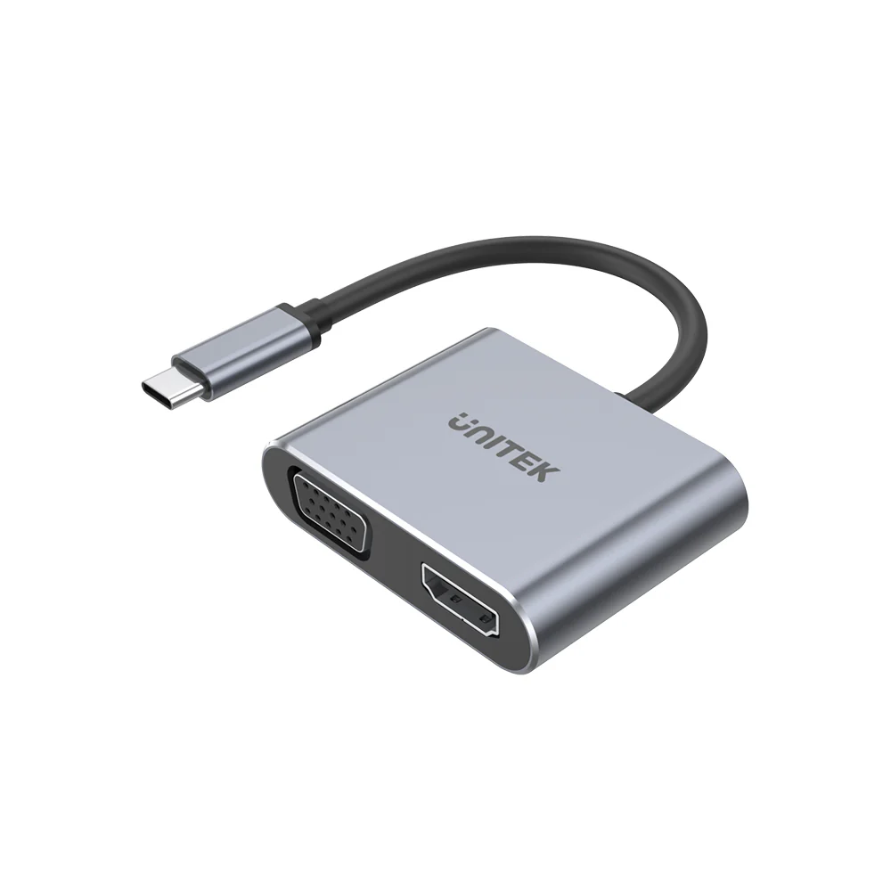 UNITEK USB C TO HDMI VGA ADAPTER V1126A thumbnail 2