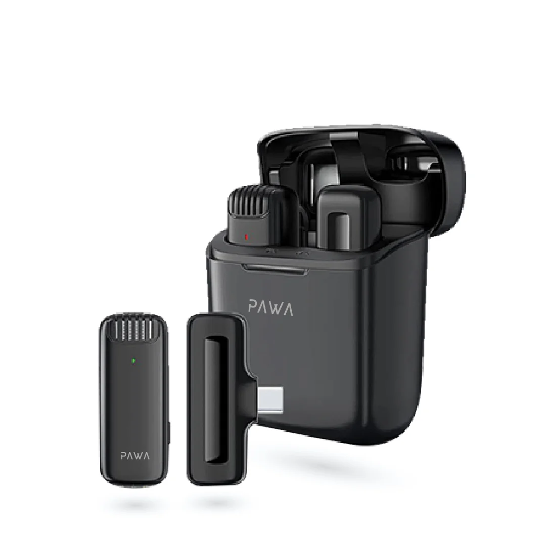 PAWA MIKE M4 SINGLE WIRELESS MICROPHONE WITH CHARGING CASE PW-LSMCCCL2 thumbnail 2