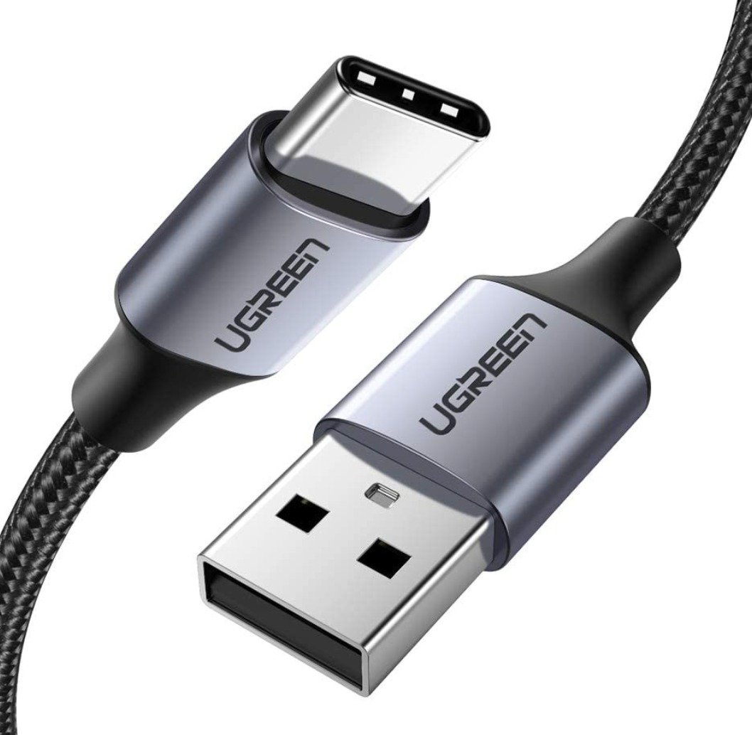 UGREEN USB-A TO TYPE C CABLE NICKEL PLATING ALUMINUM BRAID 2M BLACK 60128 thumbnail 2