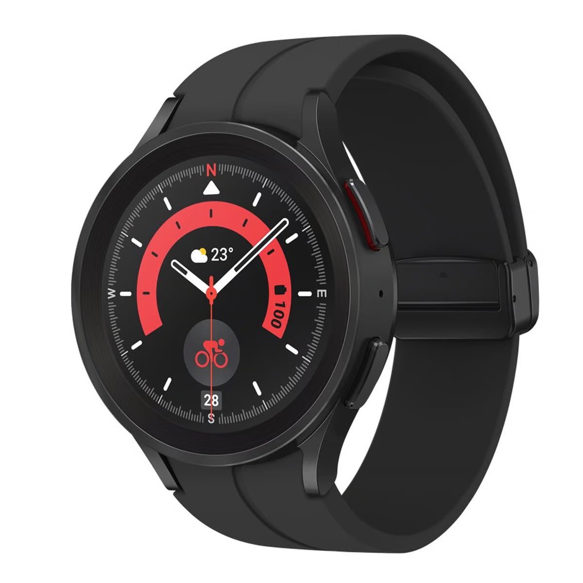 SAMSUNG GALAXY WATCH 5 PRO 45MM SM-R920 BLACK TITANIUM thumbnail 2