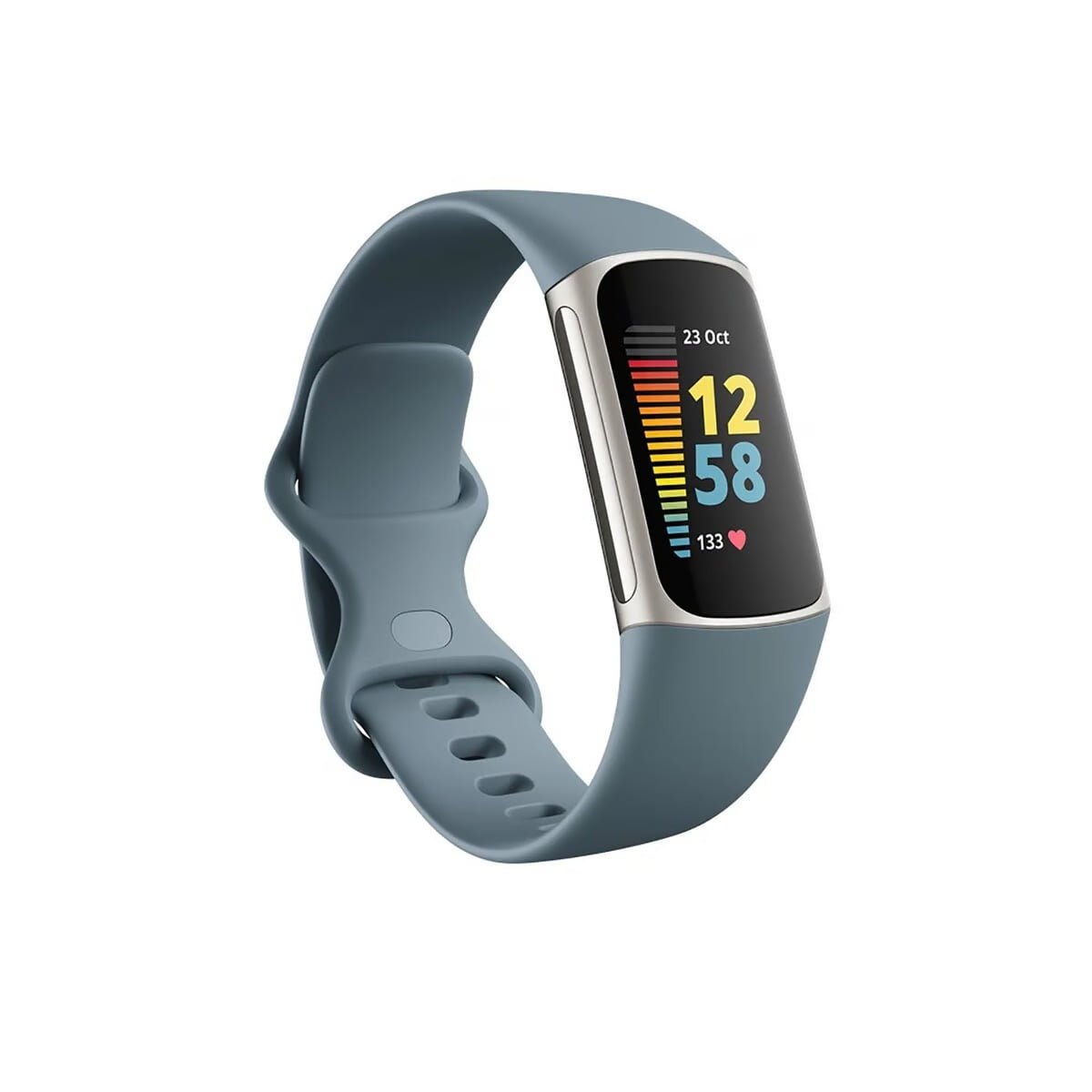 FITBIT CHARGE 5 STEEL BLUE/PLATINUM STAINLESS STEEL FB421SRBU thumbnail 2