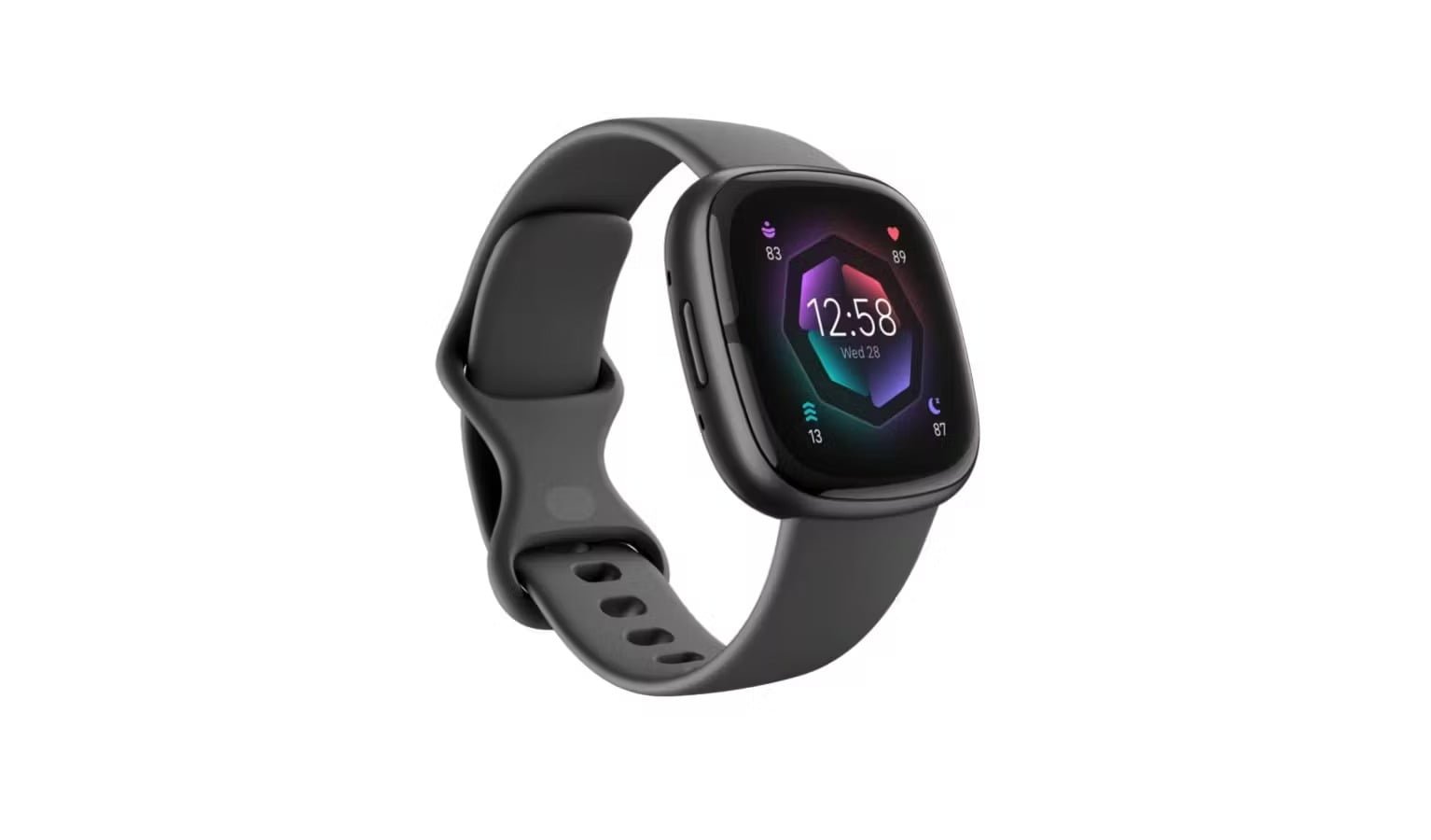 FITBIT SENSE 2 SMART WATCH SHADOW GREY/GRAPHITE FB521BKGB thumbnail 2