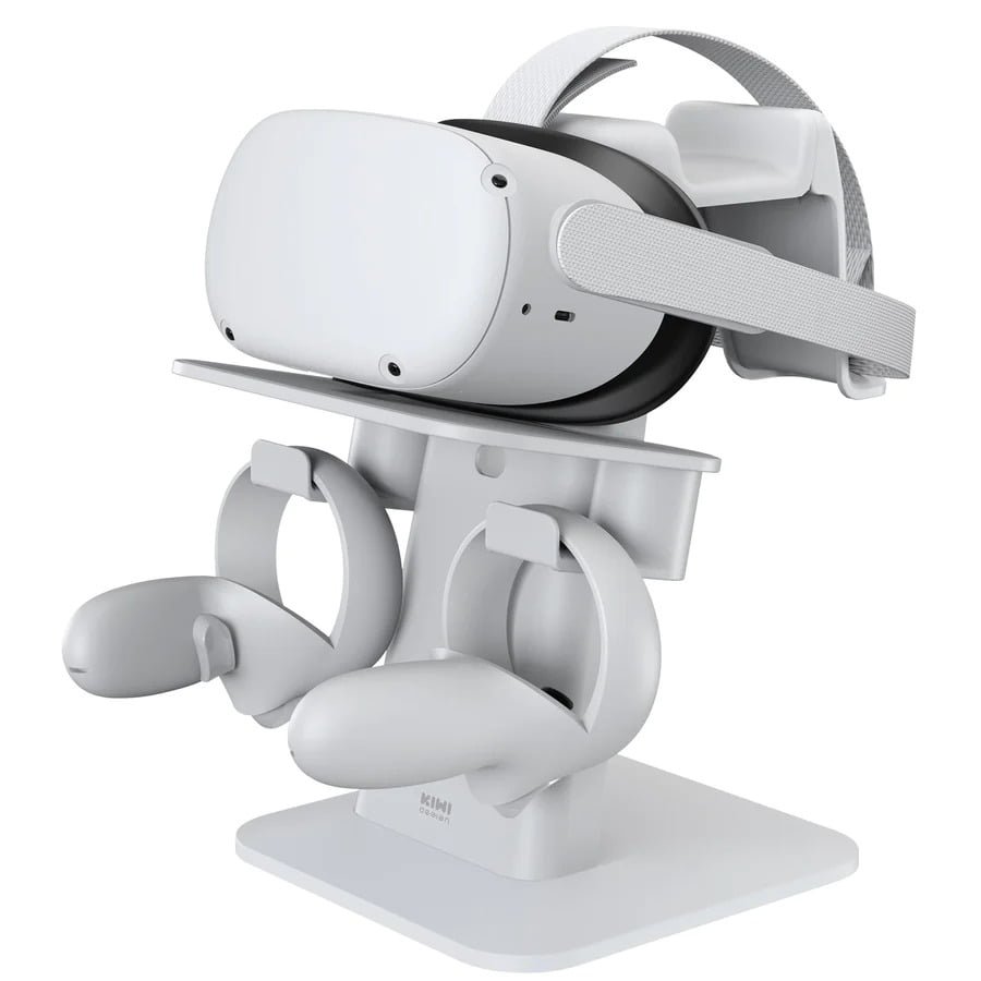 KIWI DESIGN VR STAND COMPATIBLE WITH QUEST 2 WHITE S2-1 HJT-280 thumbnail 2