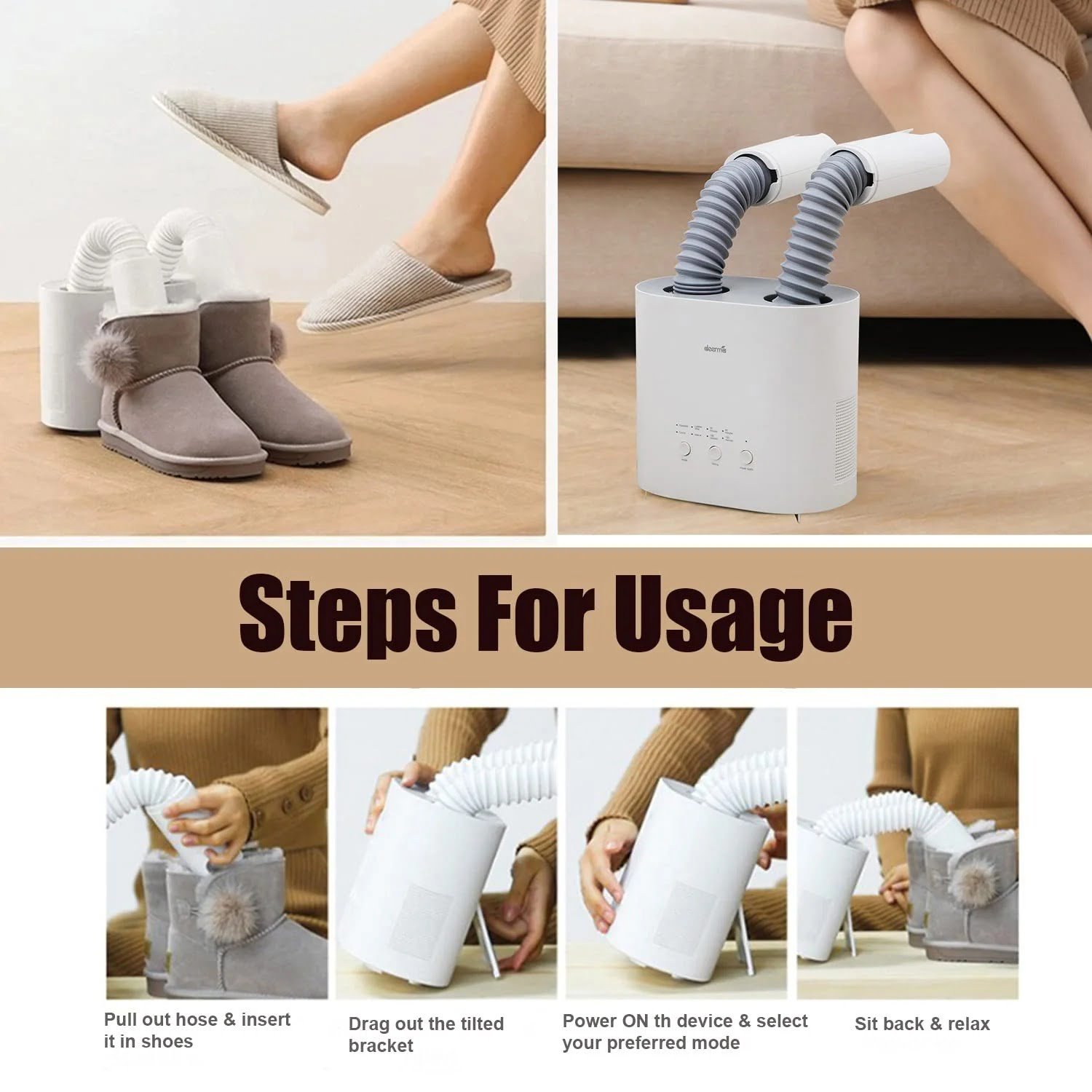 DEERMA SHOES DRYER DEM - HX10 thumbnail 2