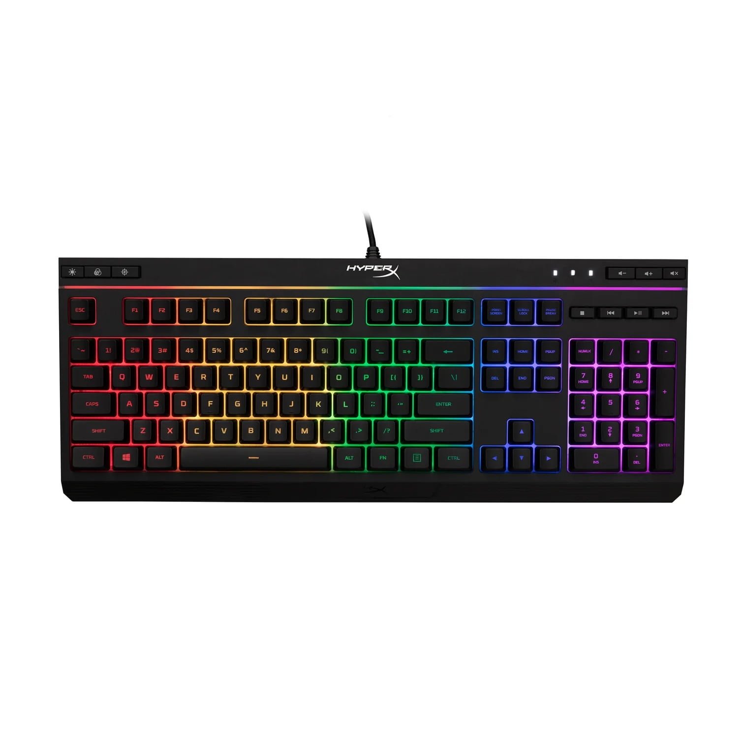 HYPERX ALLOY CORE RGB GAMING KEYBOARD PS4/XBOX ENG HX-KB5ME2 thumbnail 2