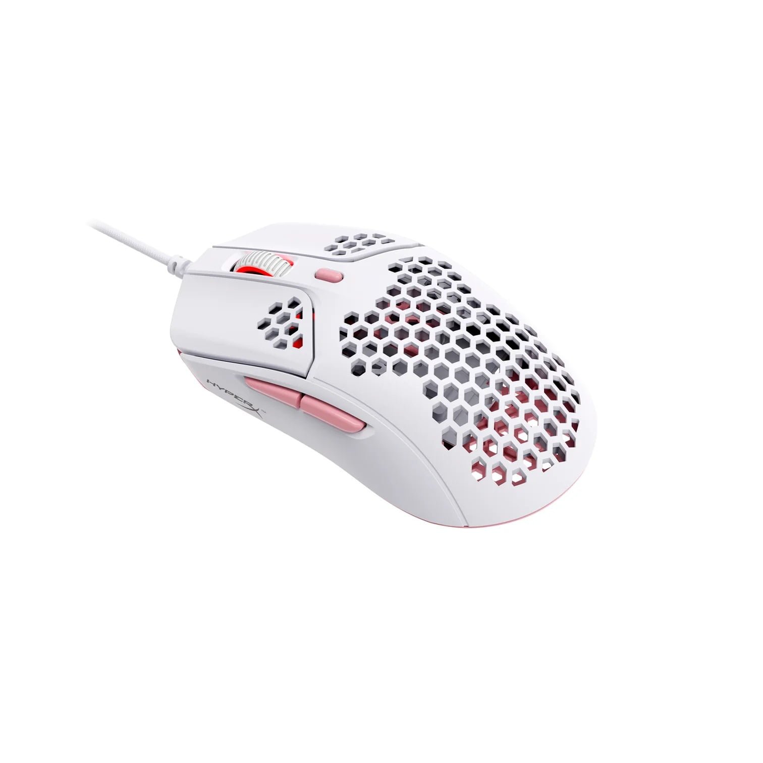 HYPERX PULSEFIRE HASTE RGB WIRED GAMING MOUSE PS5/PS4/XBOX WHITE/PINK thumbnail 2