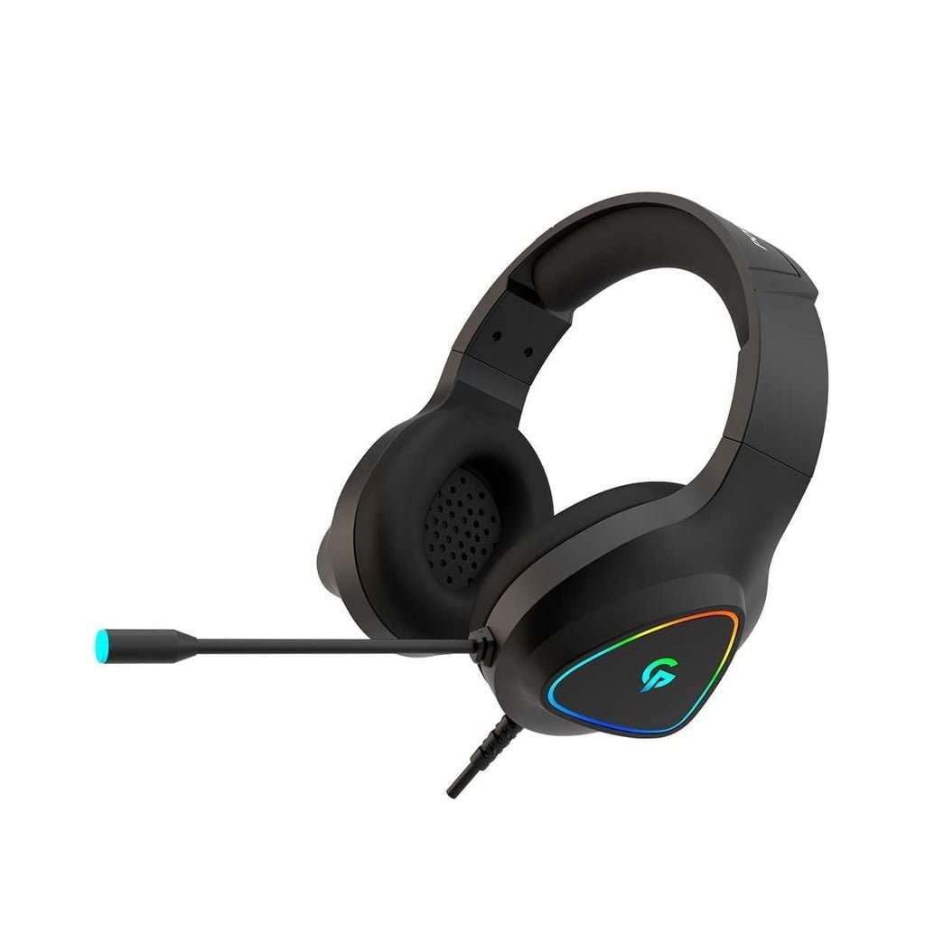 PORODO RGB GAMING HEADPHONE HD SOUND BLACK PDX414-BK thumbnail 2
