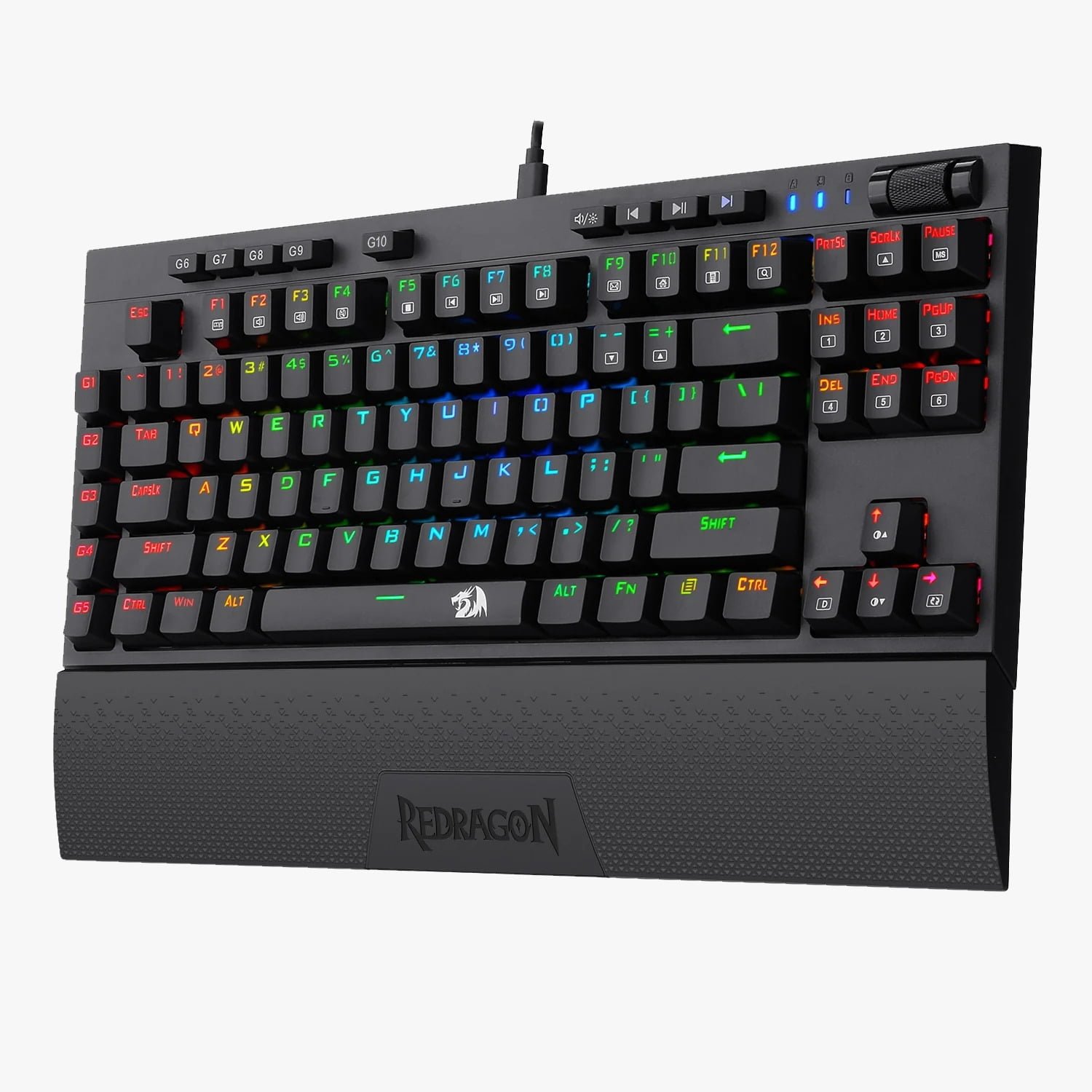 REDRAGON VISHNU WIRED 2.4G 4G MECHANICAL KEYBOARD K596RGB thumbnail 2