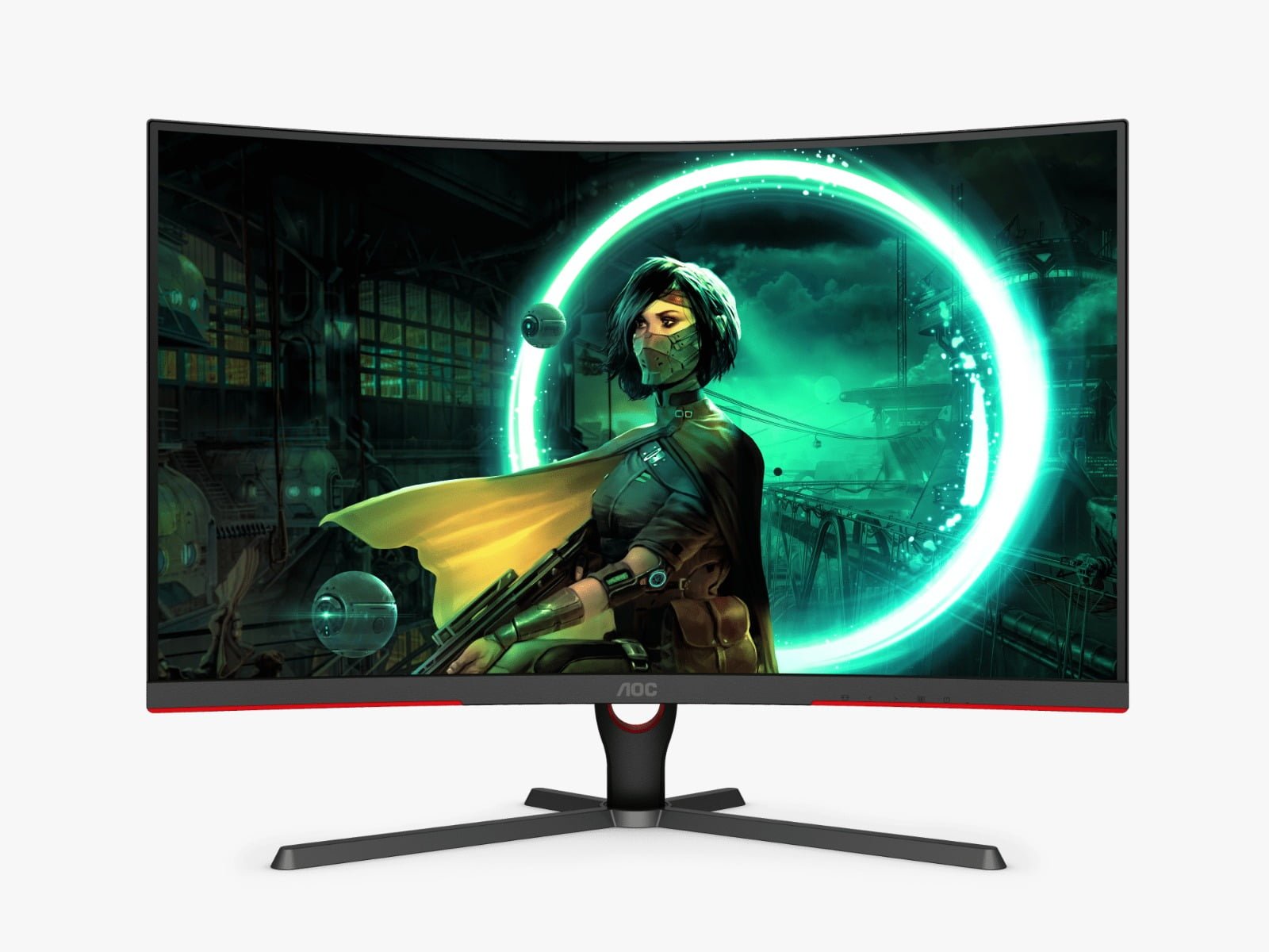 AOC CURVED GAMING MONITOR 31.5 INCH 165HZ G3 SERIES C32G3E thumbnail 2