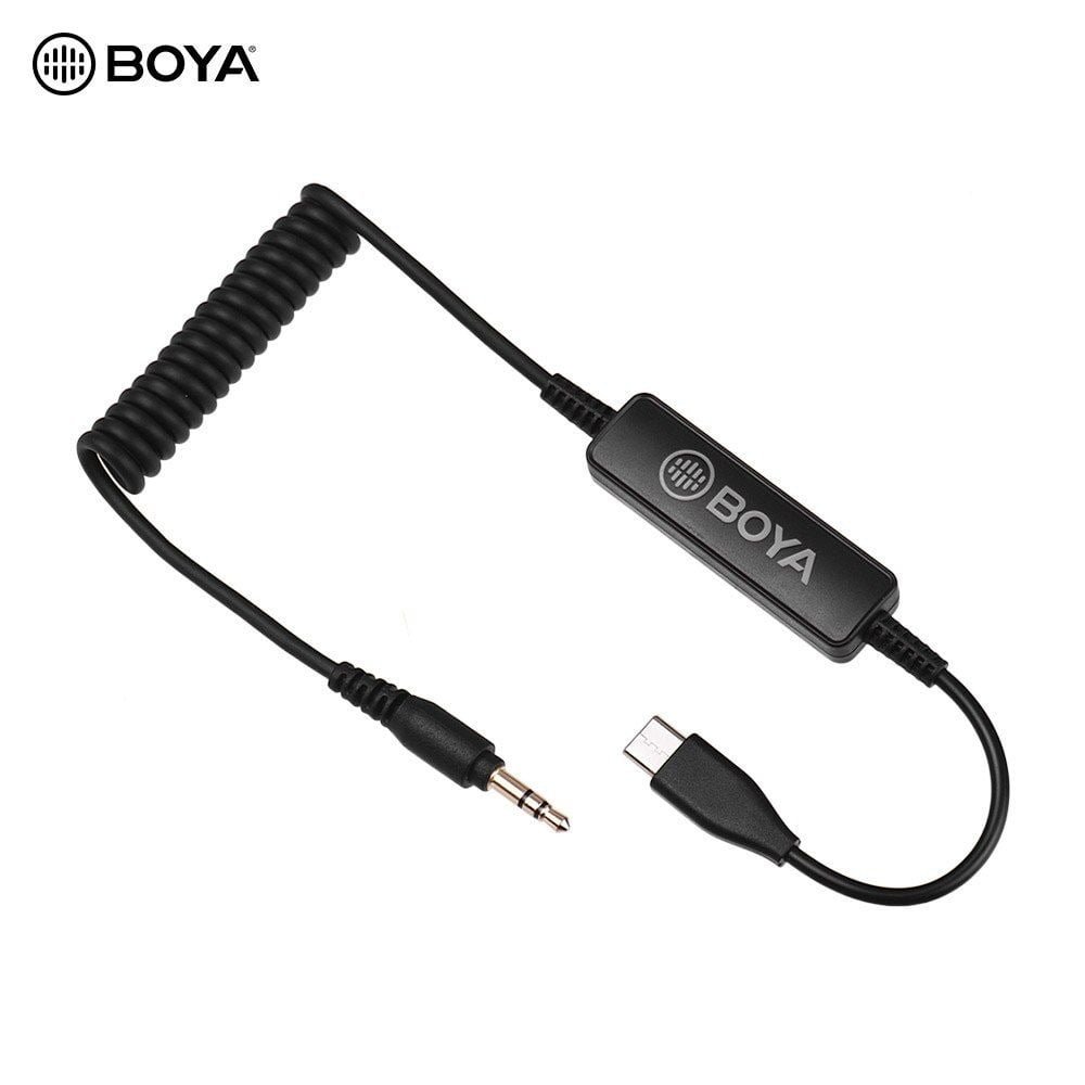 BOYA 3.5mm TO USB TYPE-C CONNECTOR AUDIO CABLE 35C-USB C thumbnail 2