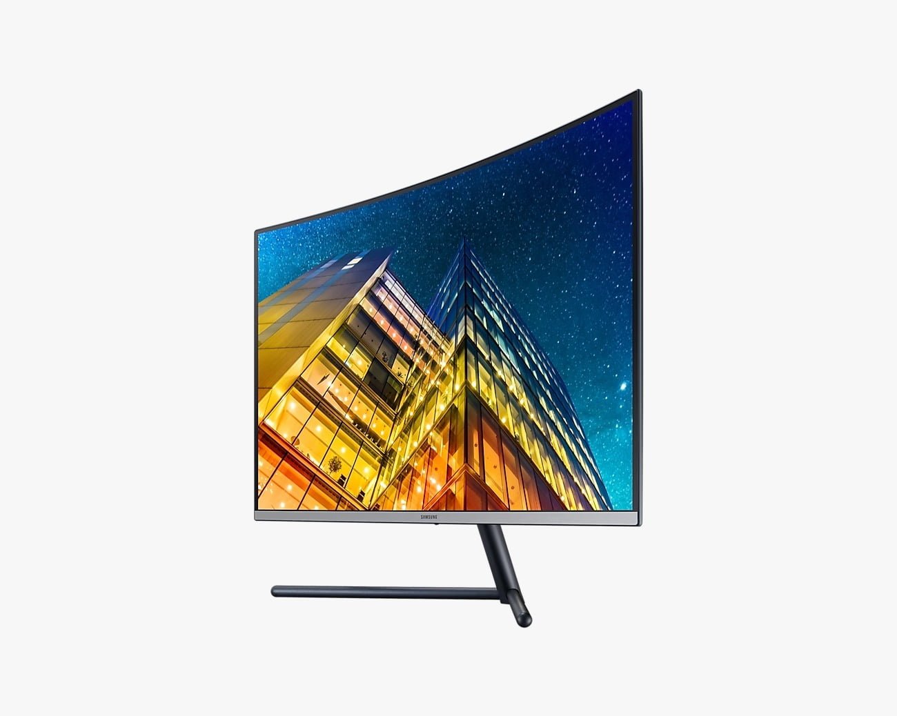 SAMSUNG 4K UHD CURVED MONITOR 32 INCH LU32R590CWMXUE thumbnail 2
