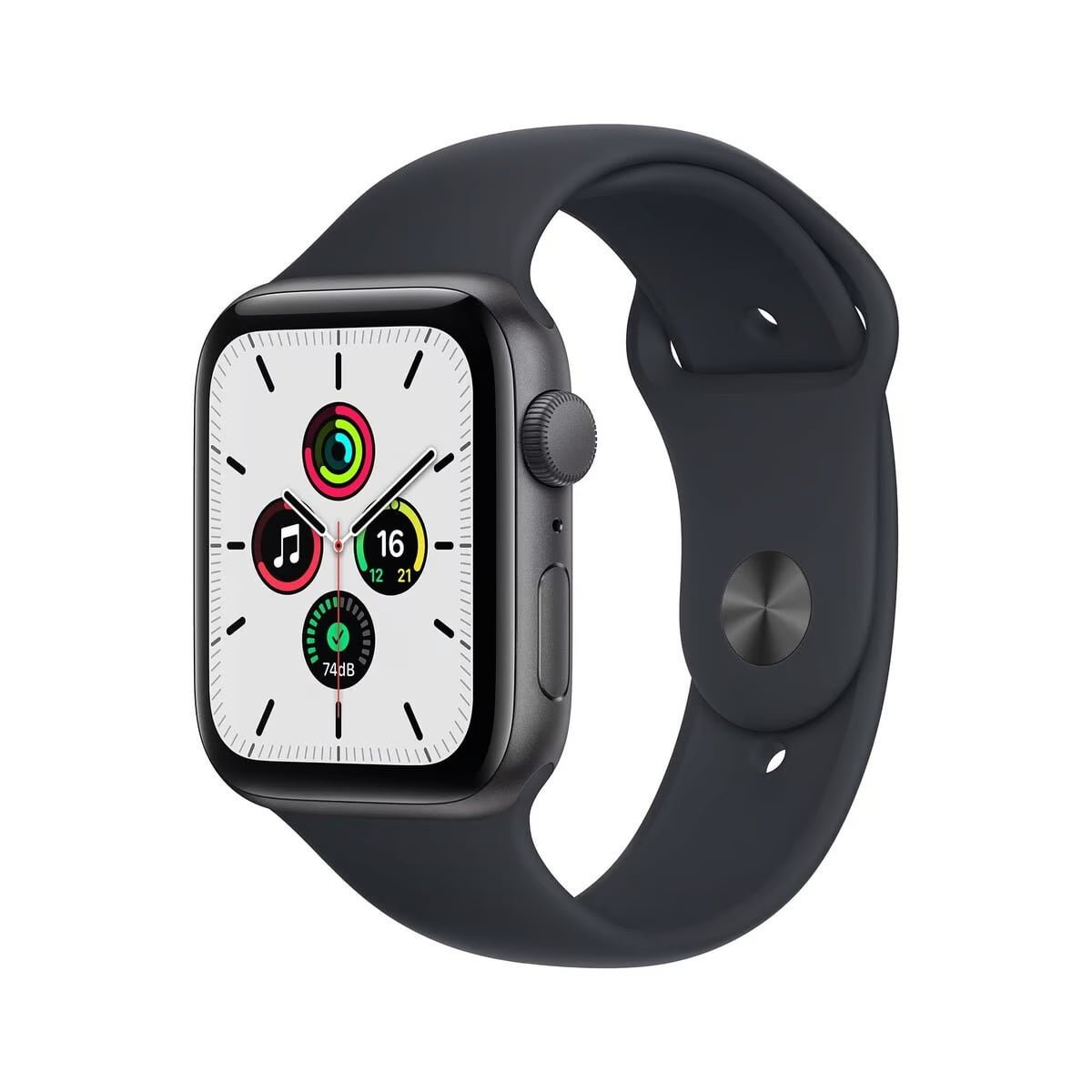 APPLE WATCH SE GPS 40MM SPACE GRAY ALUMINIUM WITH MIDNIGHT SPORT BAND MKQ13 thumbnail 2
