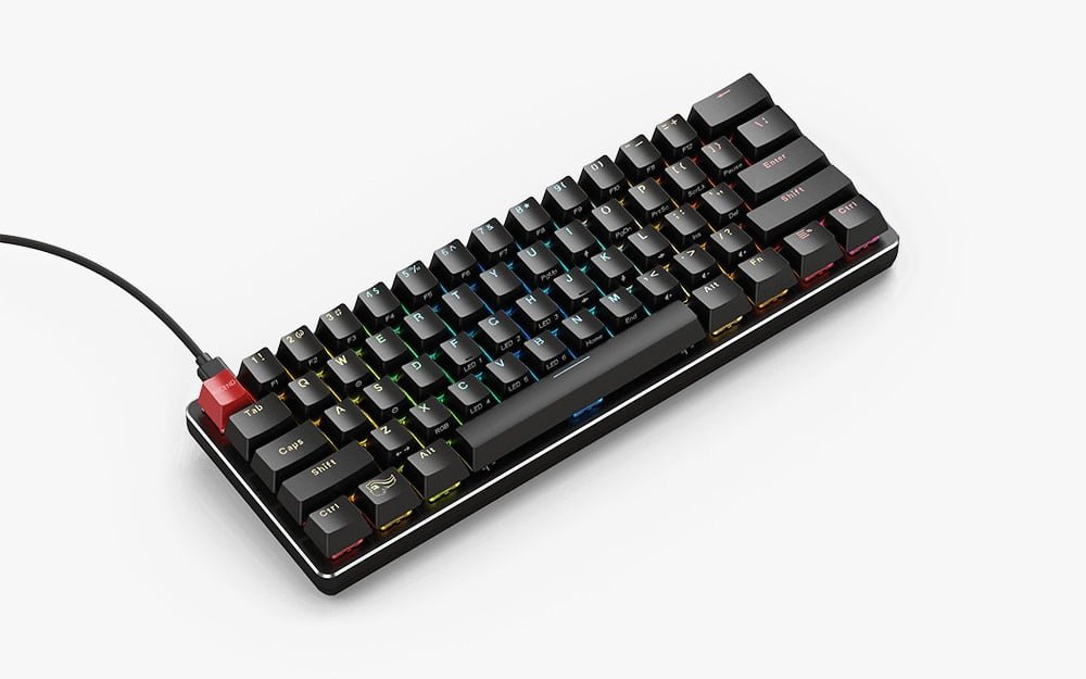 GLORIOUS MECHANICAL GAMING COMPACT KEYBOARD GMMK-COMPACT-BRN thumbnail 2