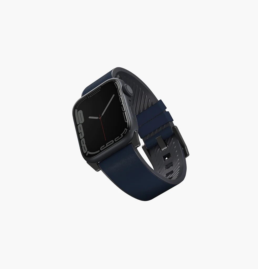 UNIQ APPLE WATCH STRAP 45/44/42MM STRADEN WATERPROOF LEATHER thumbnail 2
