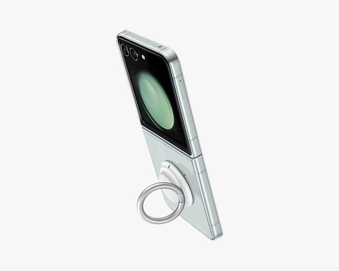 SAMSUNG GALAXY Z FLIP 5 CLEAR GADGET CASE TRANSPARENT EF-XF731CTEGWW thumbnail 2