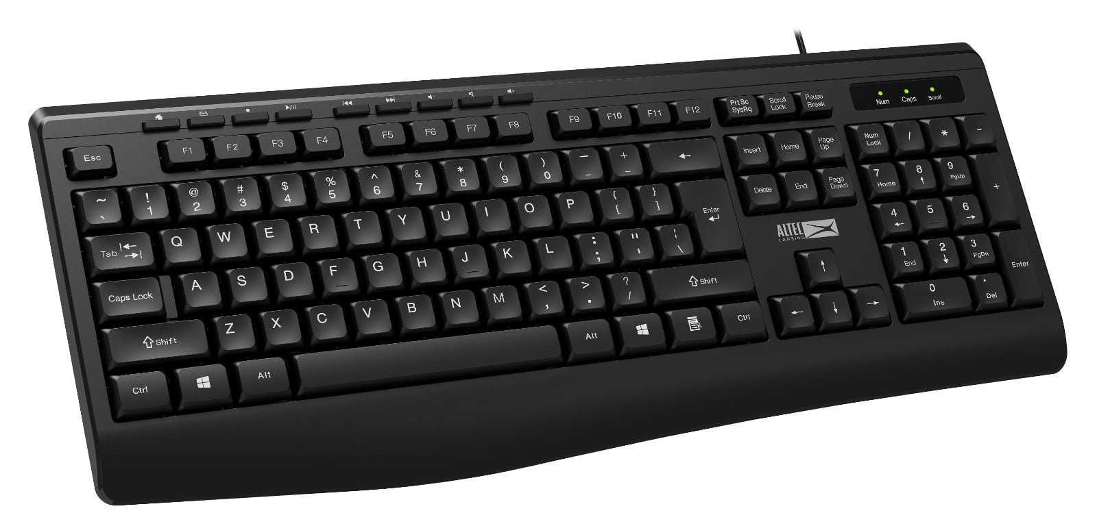 ALTEC LANSING KEYBOARD BLACK ALBK6220 thumbnail 2
