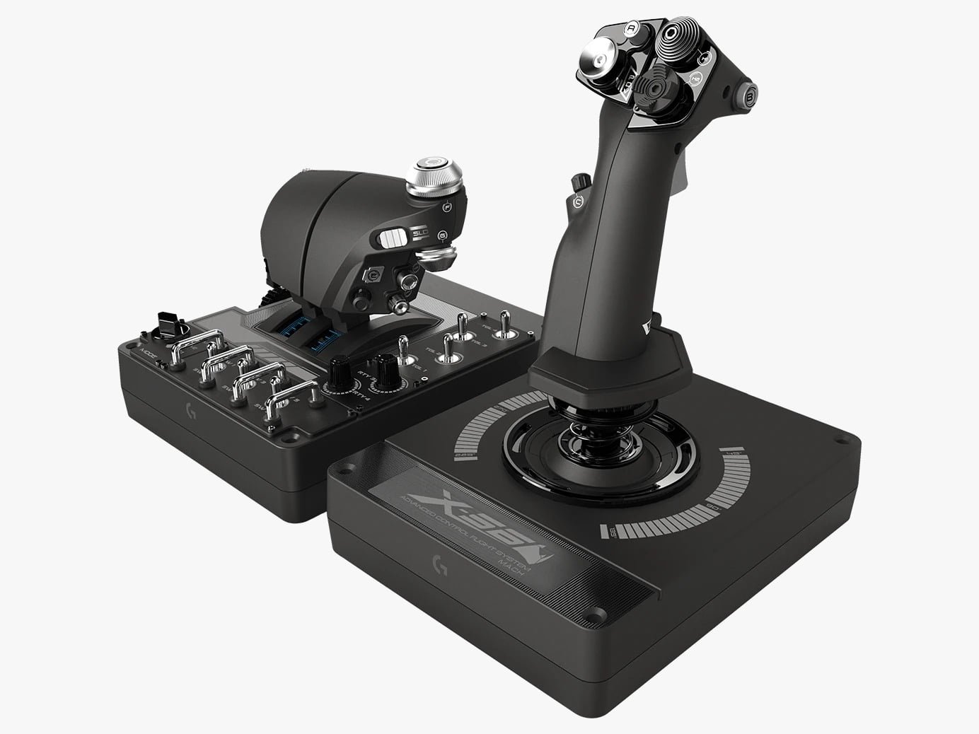 LOGITECH HOTAS RGB THROTTLE AND STICK STIMULATOR GX56 thumbnail 2