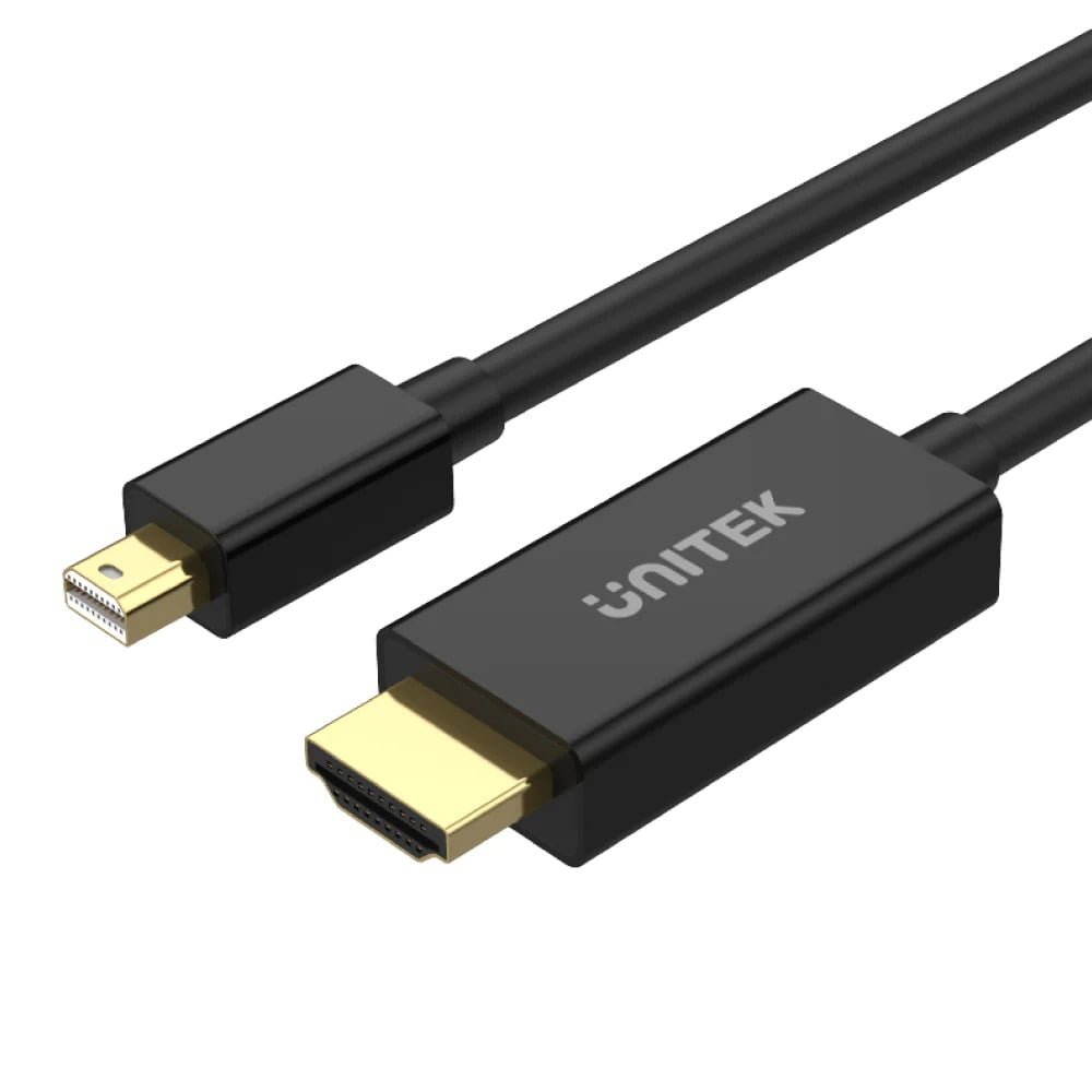 UNITEK MINI DISPLAY PORT MALE TO HDMI MALE CABLE ADAPTER (4K 30HZ) 2M V1152A thumbnail 2