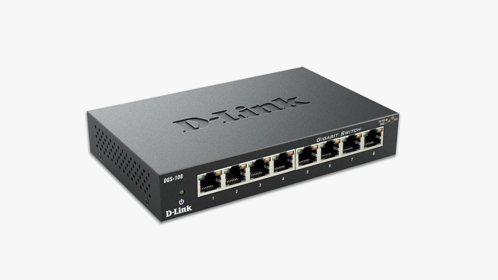D-LINK SWITCH 8 PORT GIGABIT DGS-108B thumbnail 2