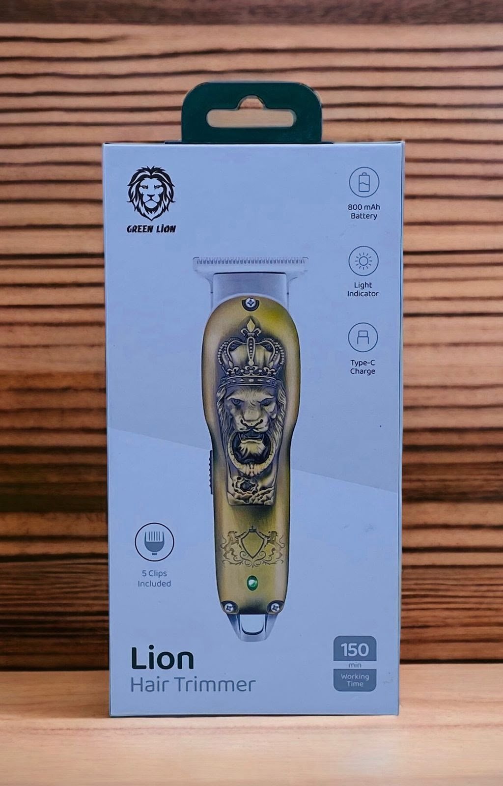GREEN LION HAIR TRIMMER 800MAH GOLD GNLIHAIRTMGD thumbnail 2