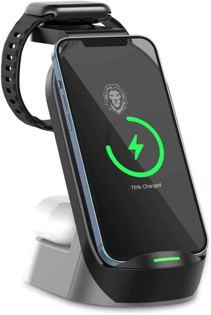 GREEN 4 IN 1 FAST WIRELESS CHARGER 15W GN4IN1WCBK thumbnail 2
