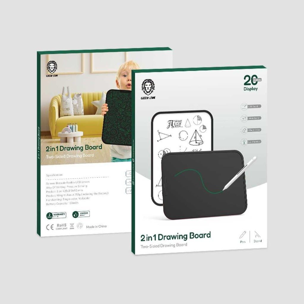 GREEN LION 2 IN 1 LCD DRAWING BOARD 20 INCH BLACK GN2IN1LCDDRB thumbnail 2
