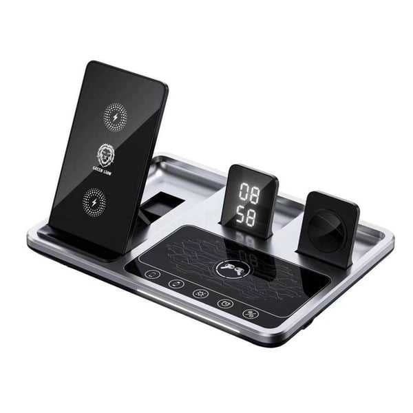 GREEN LION 4 IN 1 WIRELESS CHARGING STATION 15W GRAY GN4IN1WCSGY thumbnail 2