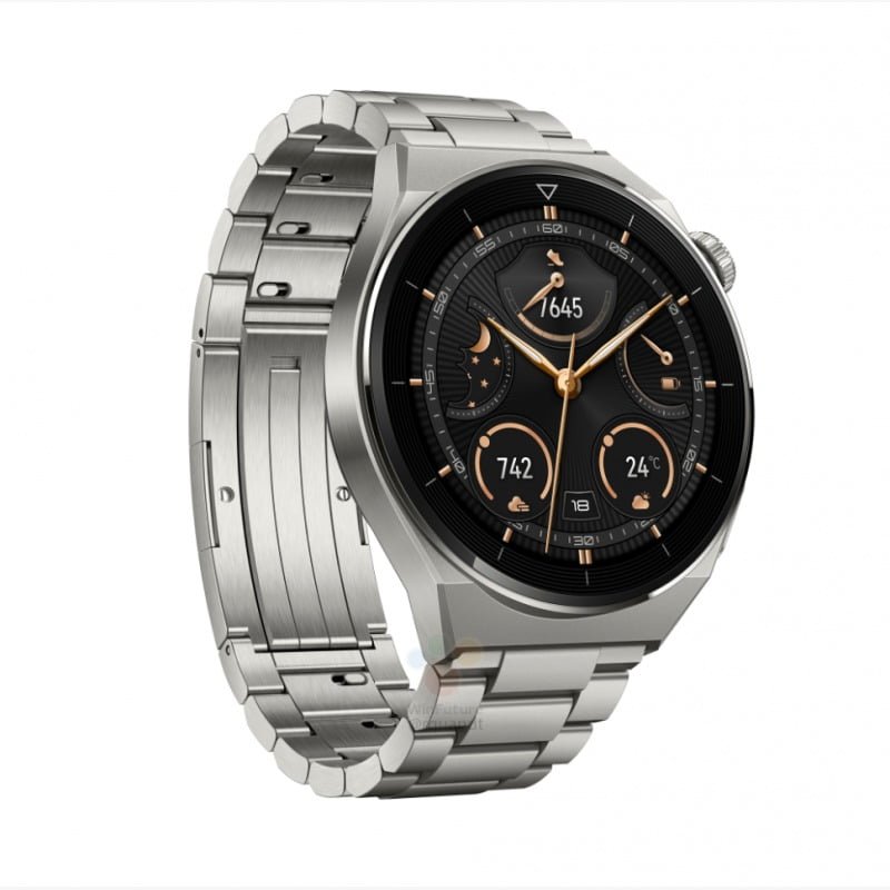 HUAWEI WATCH GT 3 PRO LIGHT TITANIUM CASE WITH LIGHT TITANIUM STRAP ODN-B19 thumbnail 2