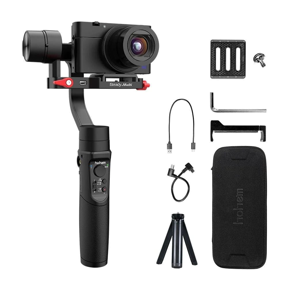 HOHEM ISTEADY MULTI 3 AXIS HANDHELD STABILIZER GIMBAL FOR COMPACT DIGITAL CAMERA BLACK thumbnail 2