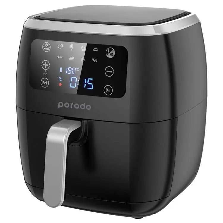 PORODO LIFESTYLE SMART AIR FRYER WITH APP CONTROL 6L BLACK PD-LSARFR2-BK thumbnail 2