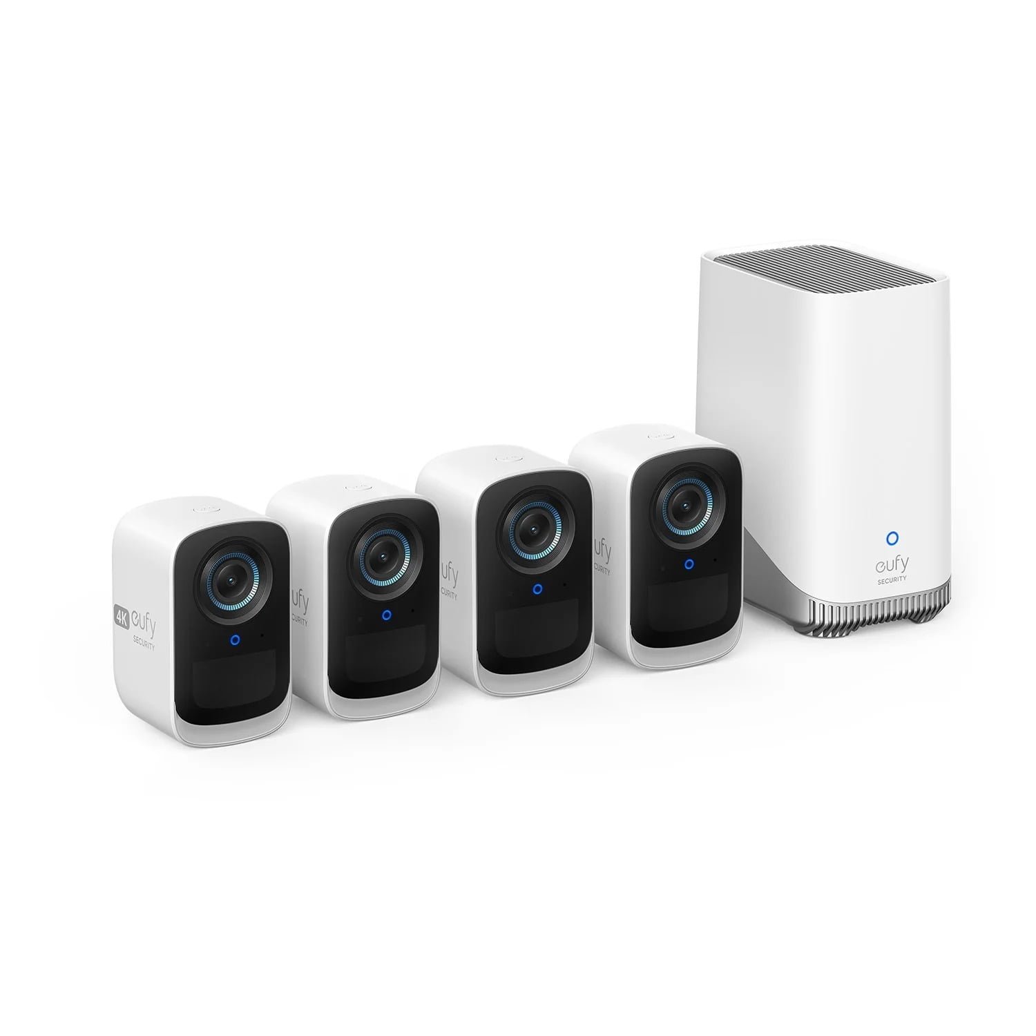 EUFY WIRELESS 3C SECURITY CAMERA 4+1 KIT WHITE T8883321 thumbnail 2