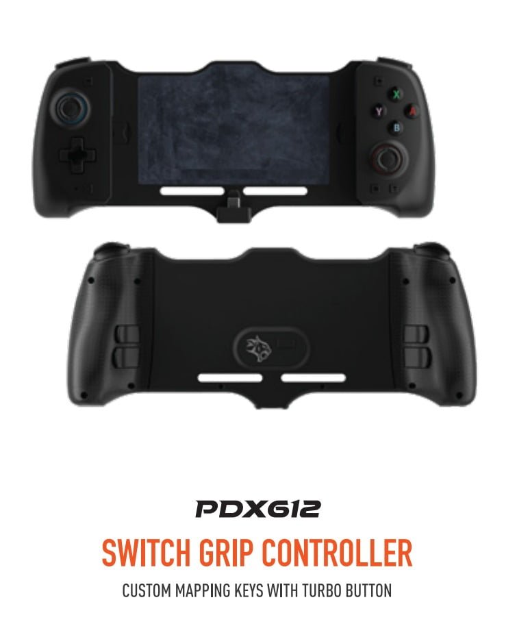 PORODO GAMING SWITCH GRIP CONTROLLER CUSTOM MAPPING KEYS WITH TURBO BUTTON PDX612 thumbnail 2