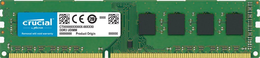 CRUCIAL RAM DDR 3 4GB 1600 1.35V DESKTOP CT51264BD160BJ thumbnail 2