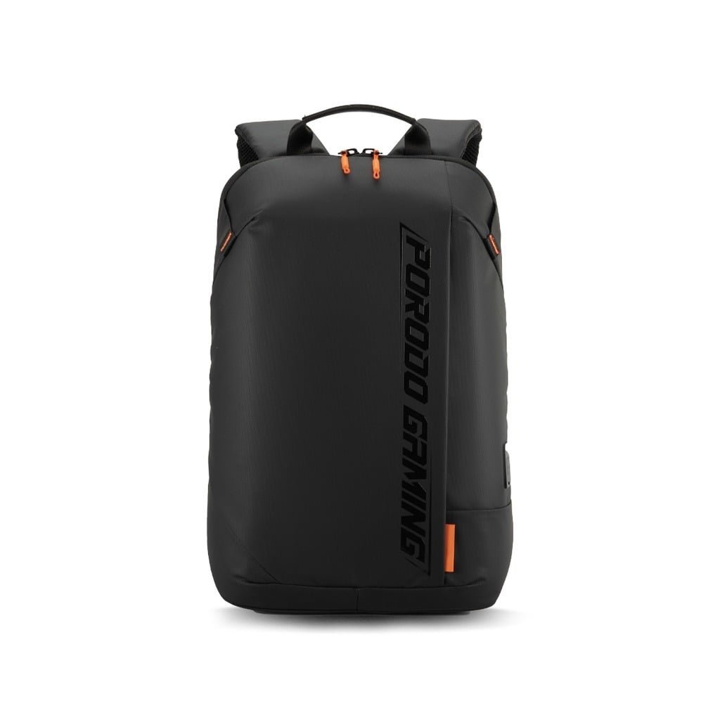 PORODO GAMING WATER RESISTANT PU LAPTOP BACKPACK WITH USB C PORT PS5 COMPATMENT PDX533 thumbnail 2