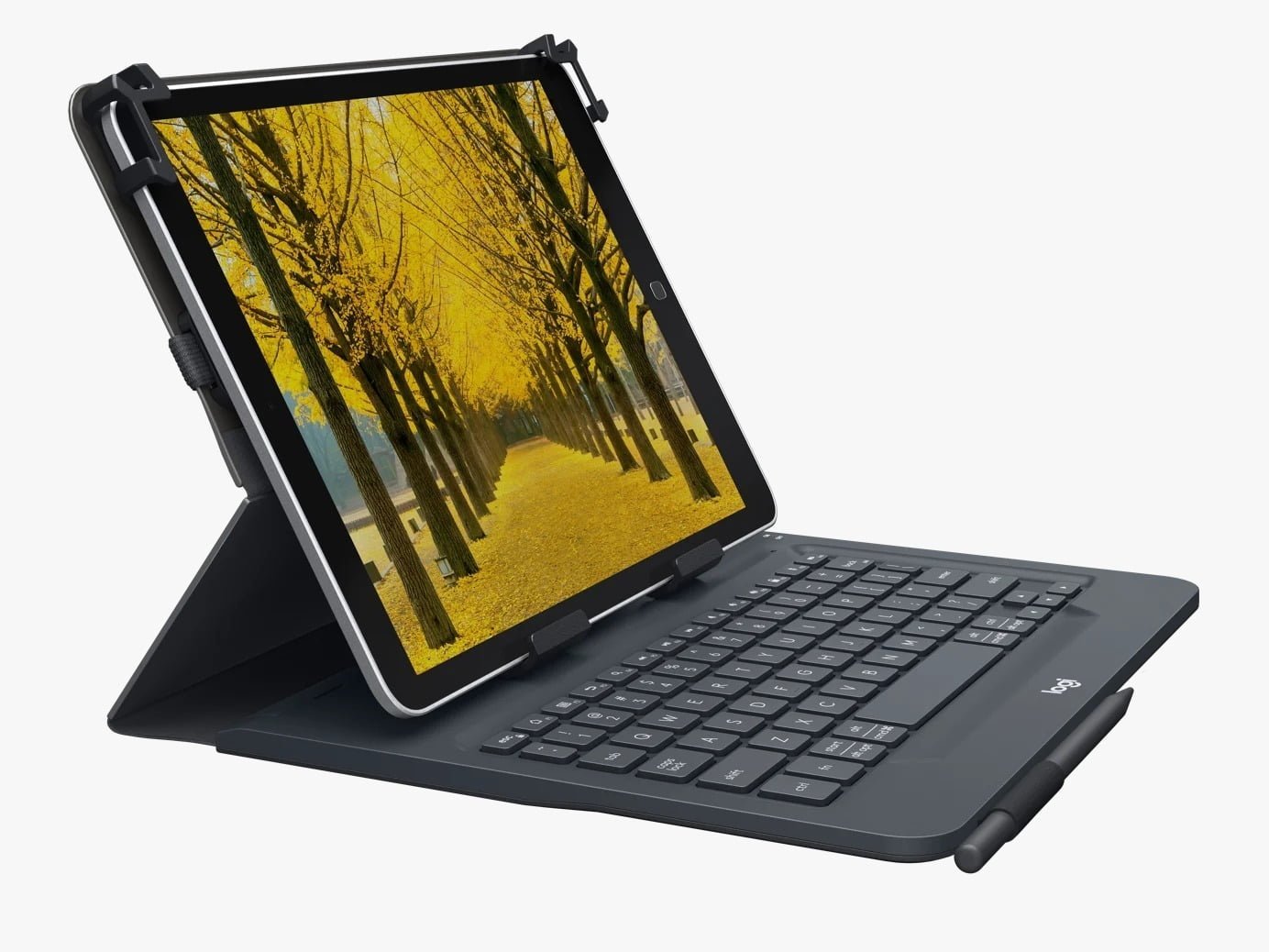 LOGITECH UNIVERSAL FOLIO WITH INTERGRATED KEYBOARD BLACK 920-005991 thumbnail 2