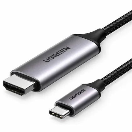 UGREEN USB-C to HDMI MALE TO MALE CABLE 1.5M GRAY 50570 thumbnail 2