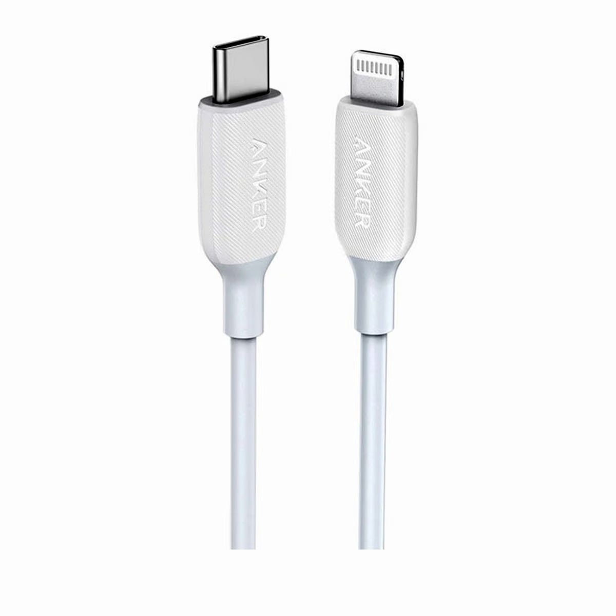 ANKER POWERLINE III USB-C TO LIGHTNING 2.0 CABLE 3FT WHITE/BLACK thumbnail 2