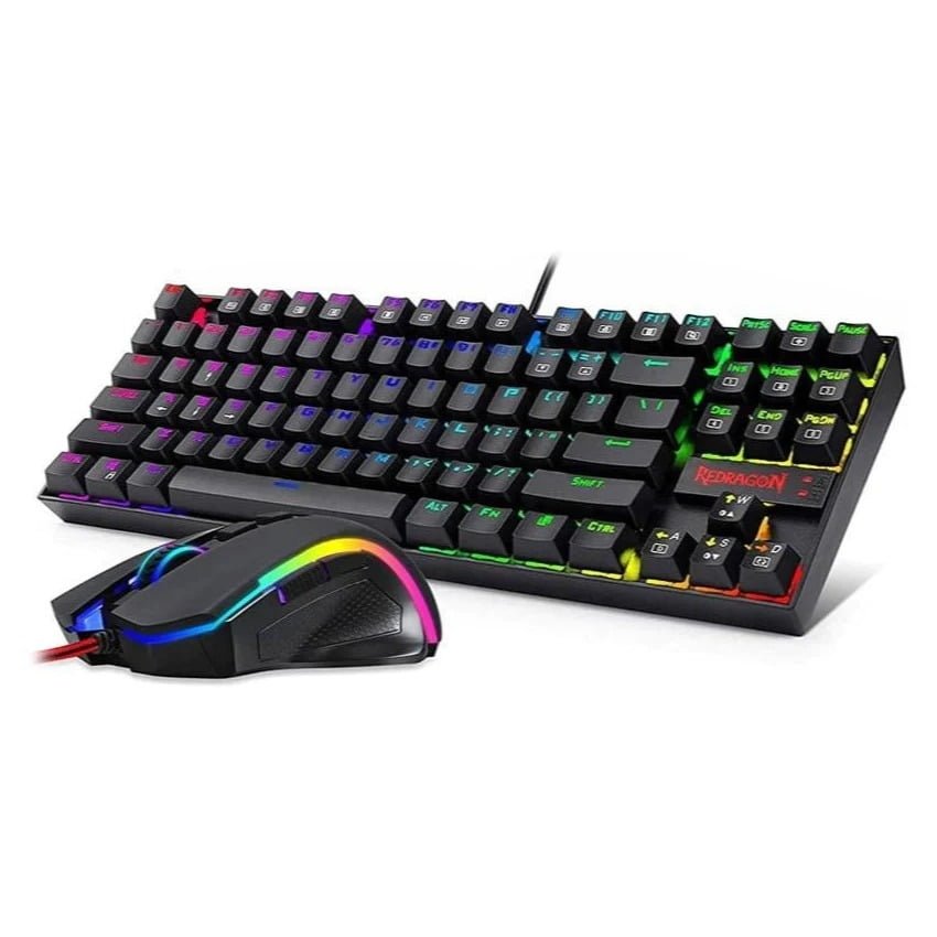 REDRAGON MECHANICAL GAMING KEYBOARD MOUSE COMBO 2 IN 1 K552RGB-BA thumbnail 2