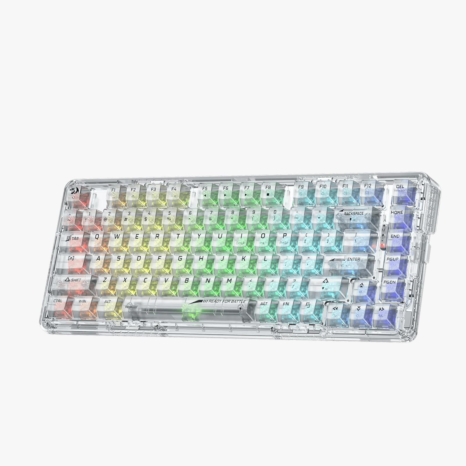 REDRAGON ELF PRO WIRELESS CRYSTAL 75% GASKET RGB GAMING KEYBOARD K649CT-RGB-PRO thumbnail 2