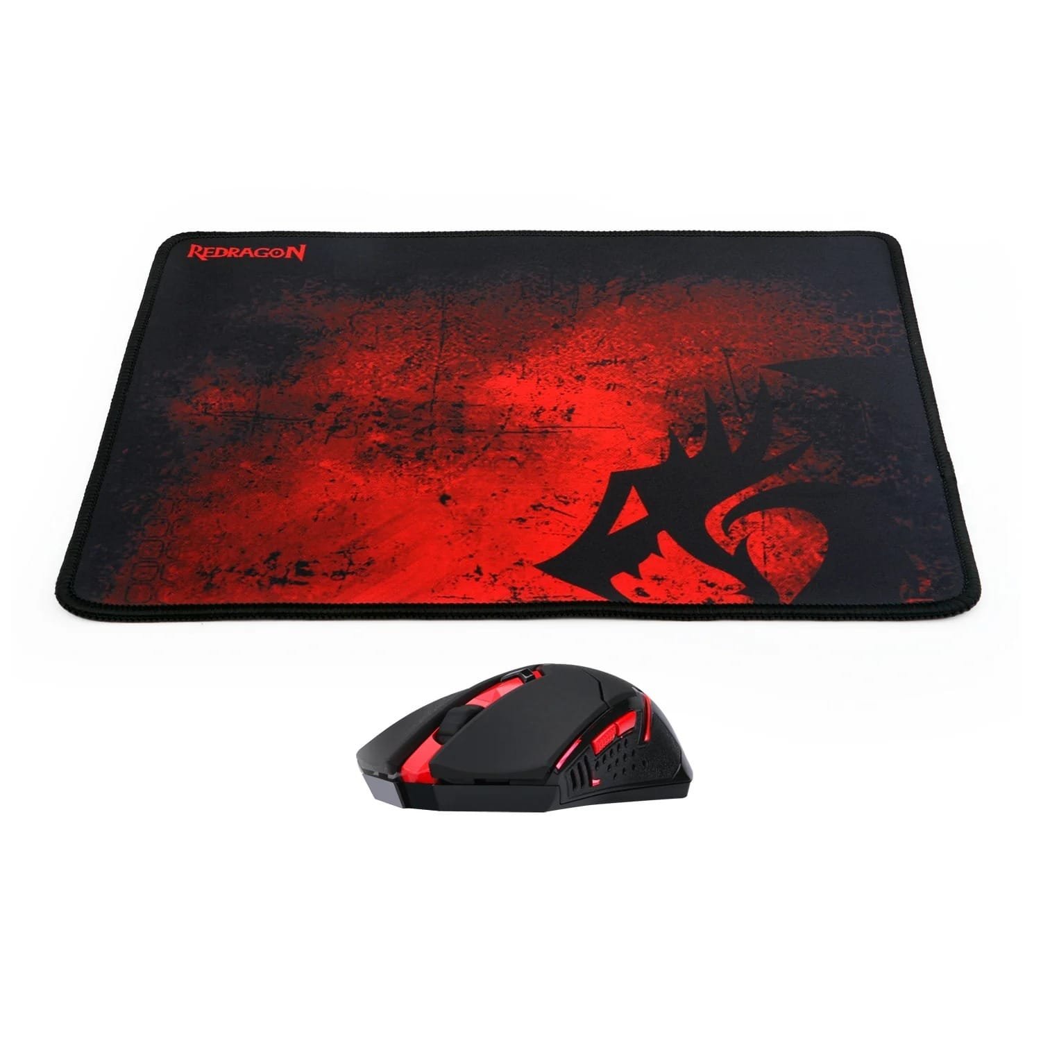REDRAGON WIRELESS GAMING MOUSE AND MOUSE PAD COMB 2 IN 1 M601WL-BA thumbnail 2